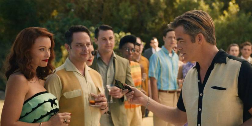 Chris Pine & Olivia Wilde In Don't Worry Darling