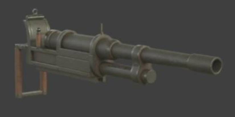 A close up of the Daucus isg.III mounted infantry support gun in Foxhole