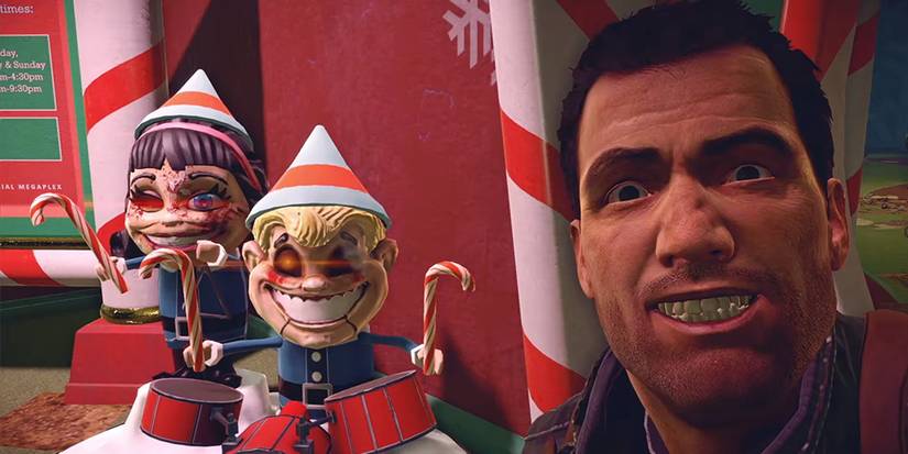 Dead Rising 4 Christmas Selfie Frank West with Drummer Elves