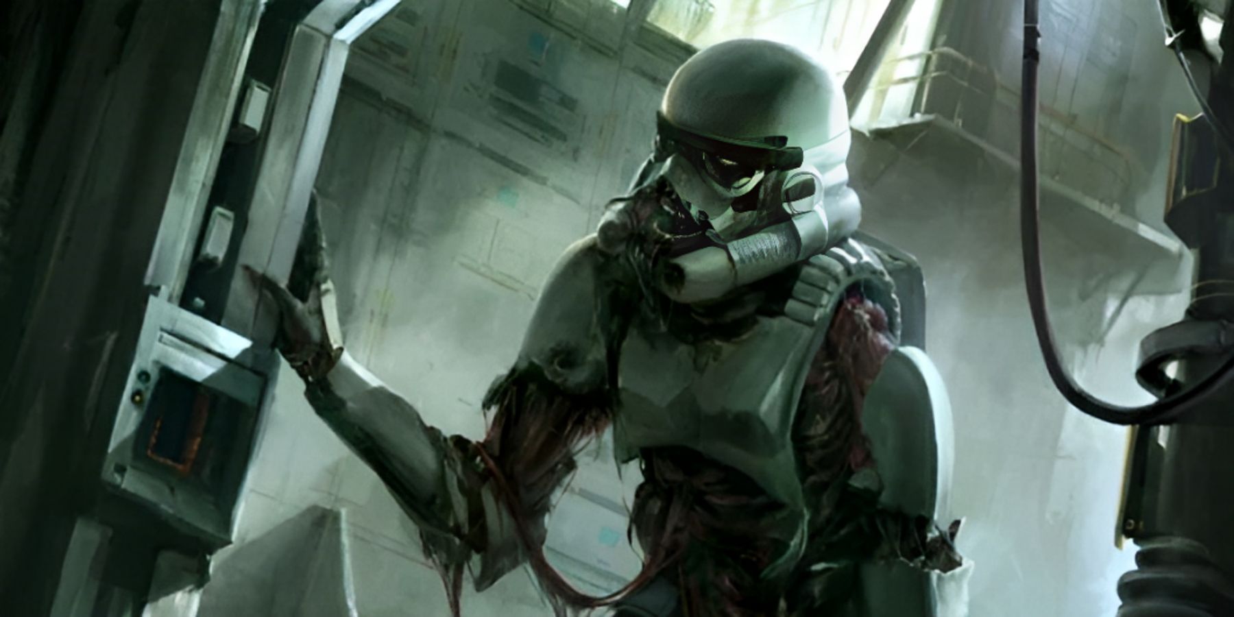 An undead stormtrooper from the novel Death Troopers