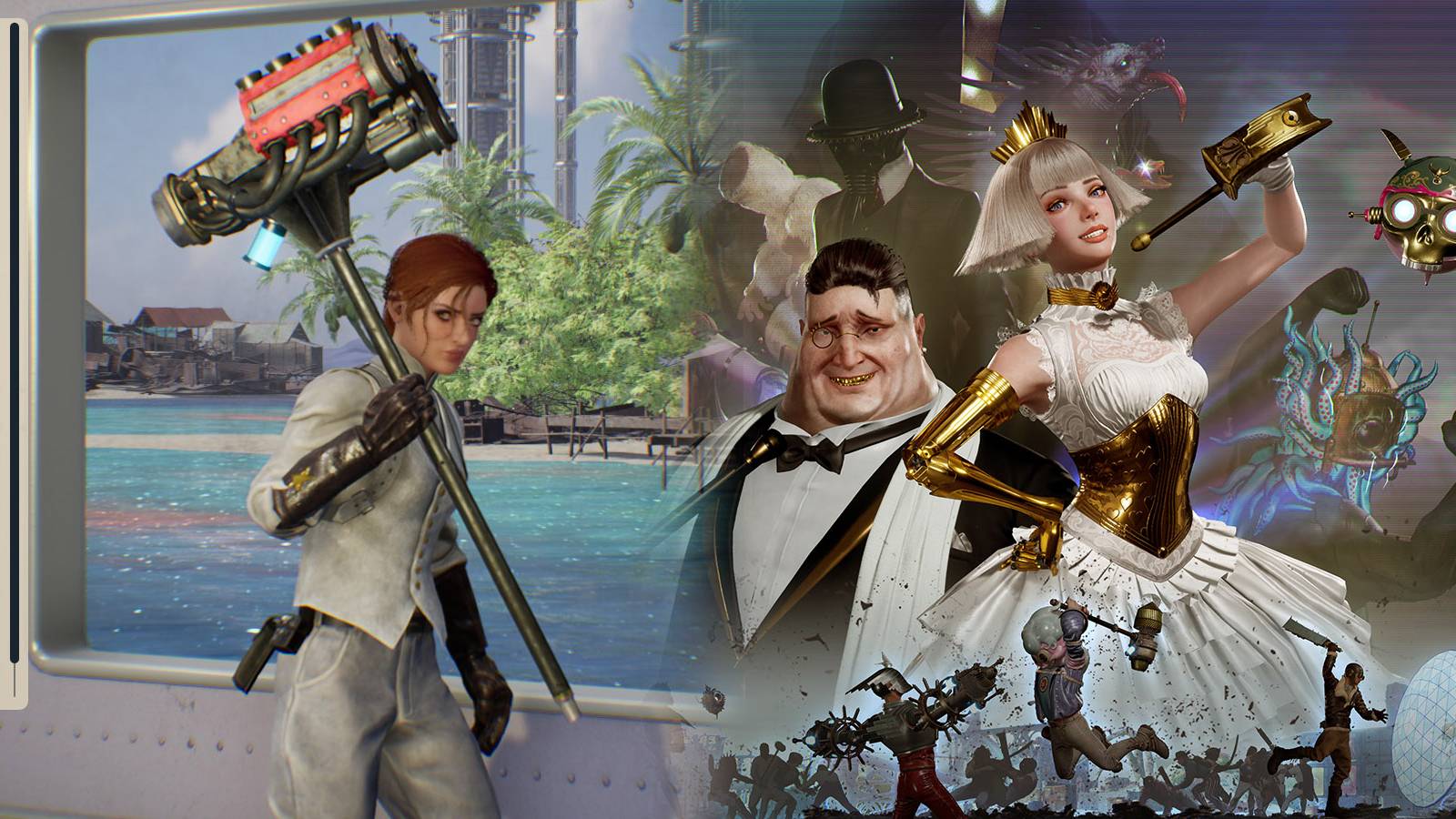 Deathverse Let It Die - Header Image For Weapon Leveling Guide