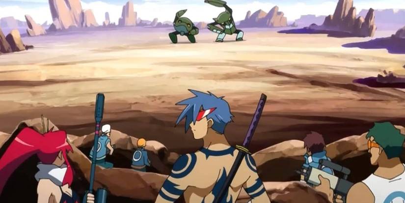 Deserted Earth in Gurrenn Lagann