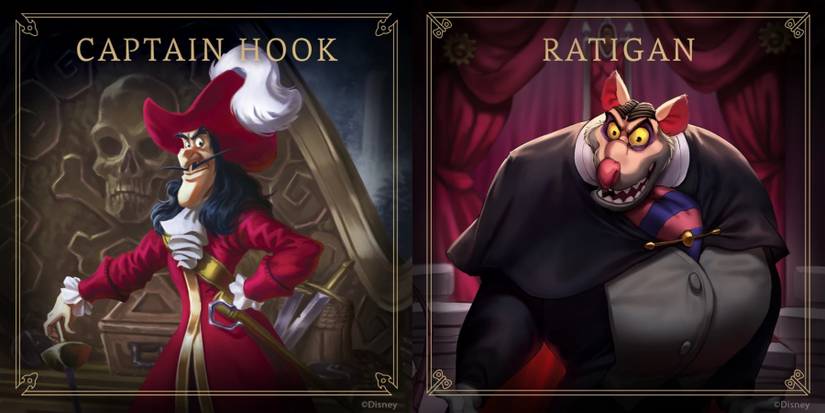 Disney Villainous Captain Hook And Ratigan