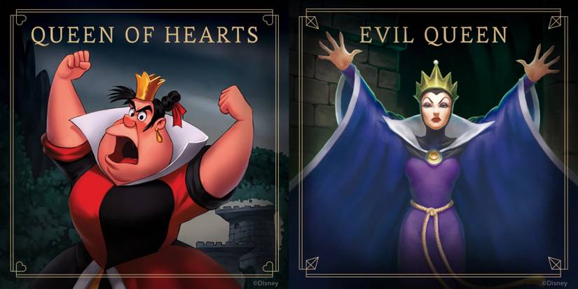 Disney Villainous Queen Of Hearts And Evil Queen