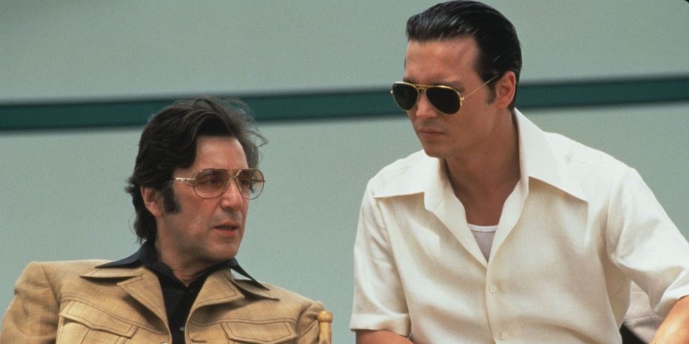 Johnny Depp and Al Pacino in Donnie Brasko