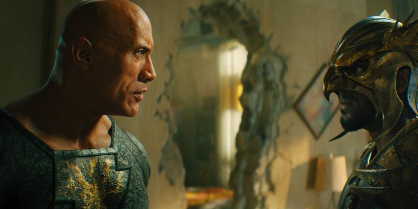 Dwayne Johnson Aldis Hodge Black Adam