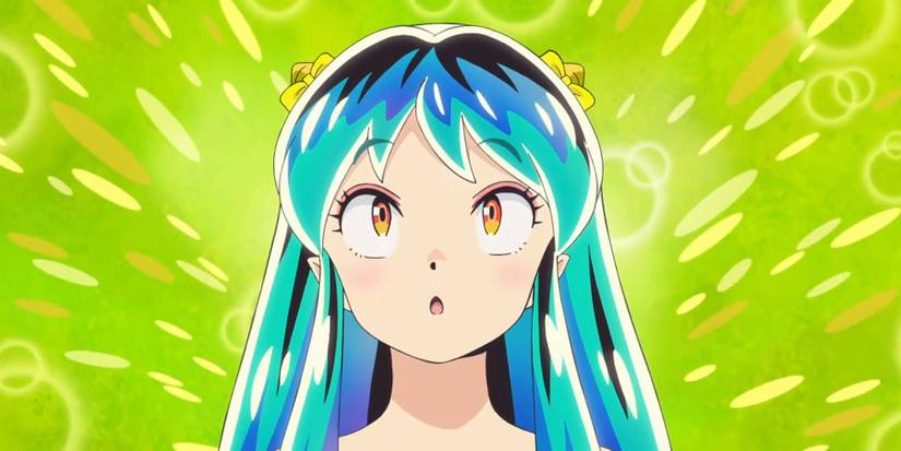 E2 Lum wearing ribbons from Ataru