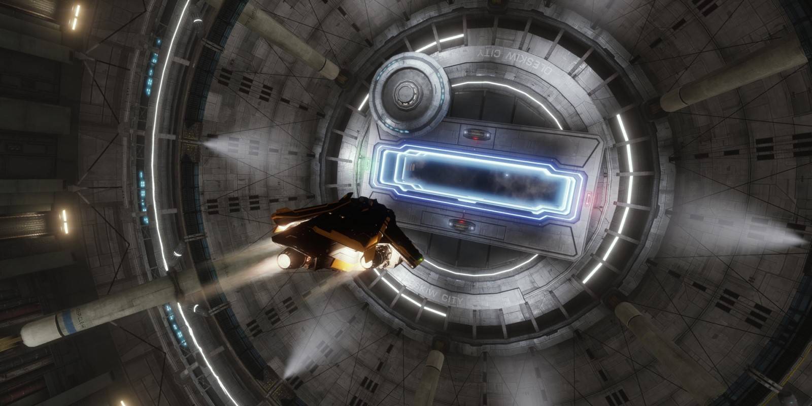 A DBX leaving the station.