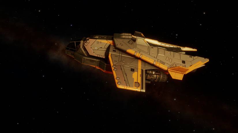 A Diamondback Explorer in space.