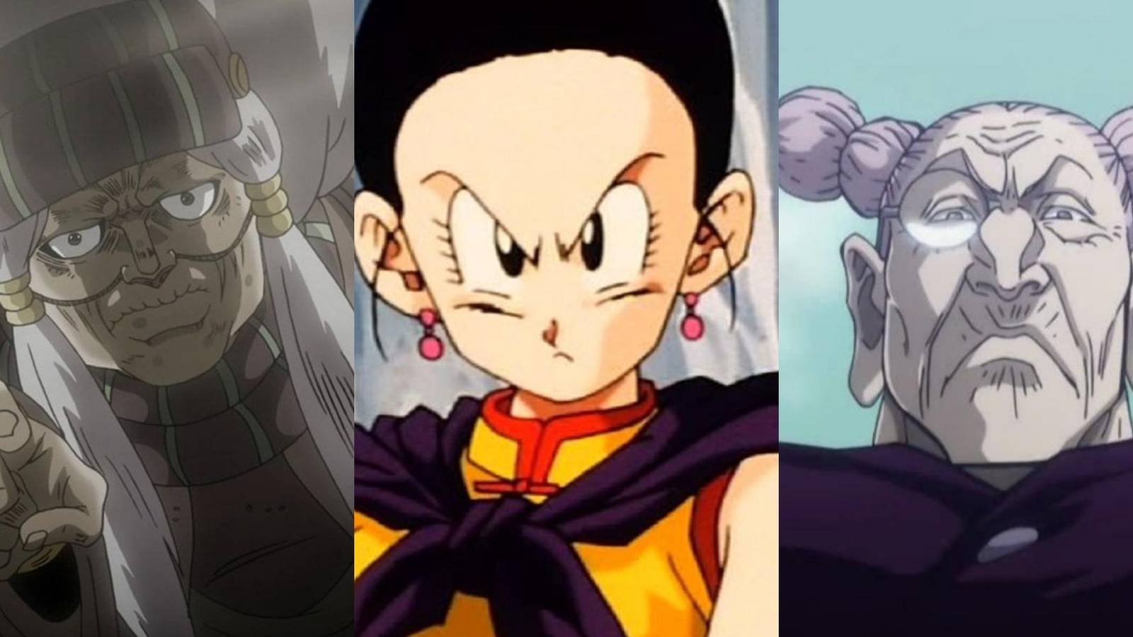 Enya the Hag in JoJo's Bizarre Adventure Stardust Crusaders, Chi-Chi in Dragon Ball, Tsubone in Hunter X Hunter