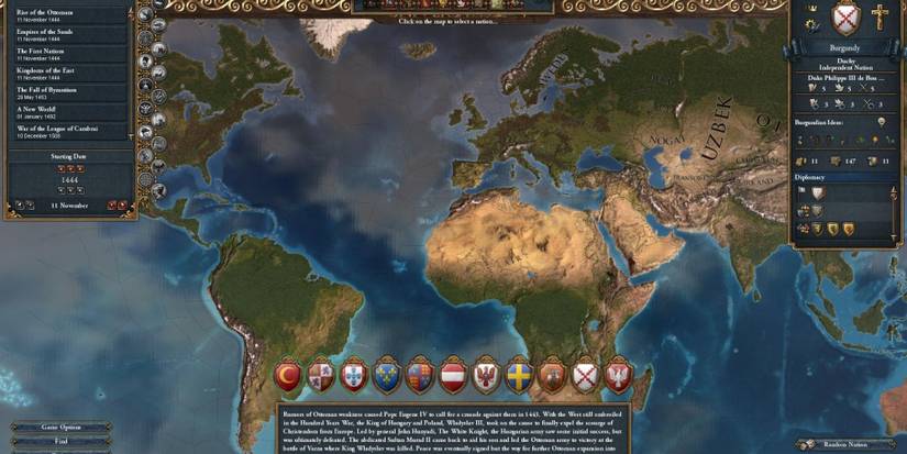 map in Europa Universalis 4
