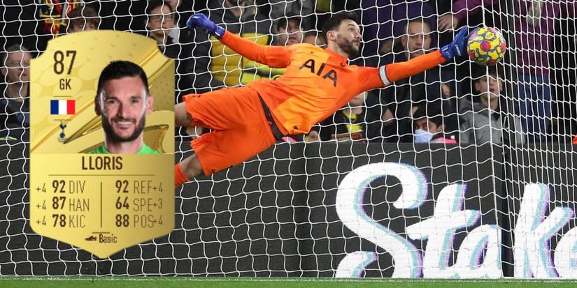 FIFA 23: Hugo Lloris Makes A Diving Save