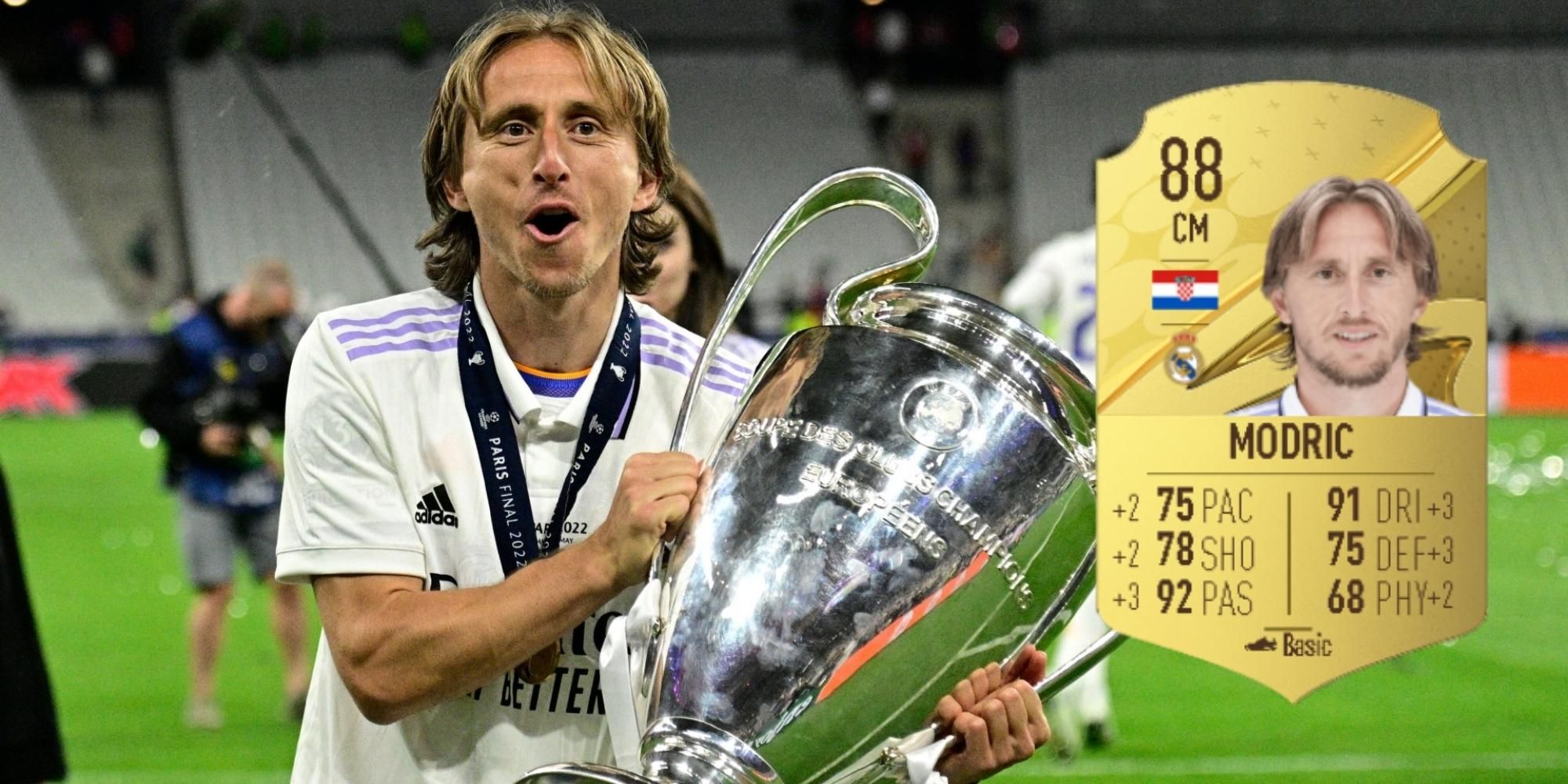 FIFA 23: Luka Modric With The Champions League Trophy