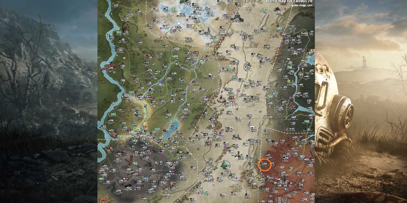 Fallout 76 The Thorn Location The The Map