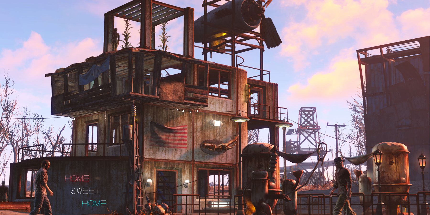 Fallout 4 Wasteland Workshop Starlight Drive-In Settlement