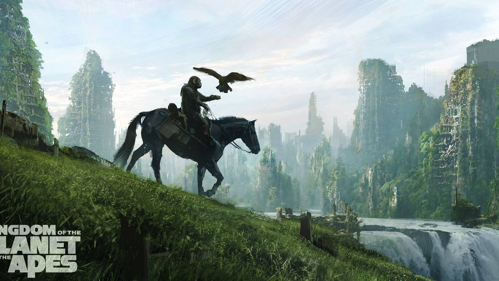 kingdom of the planet of the apes poster