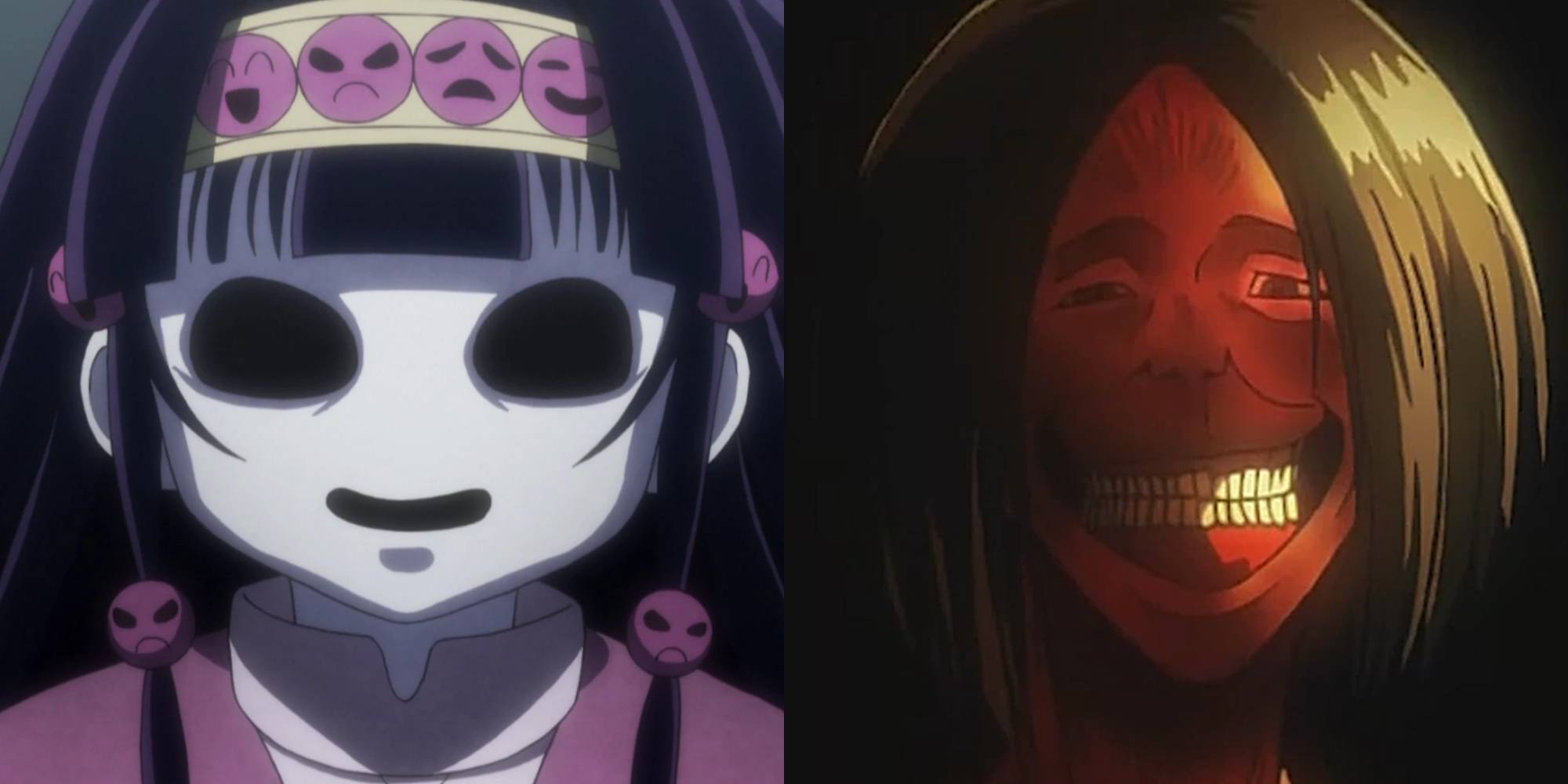 Anime scary smile