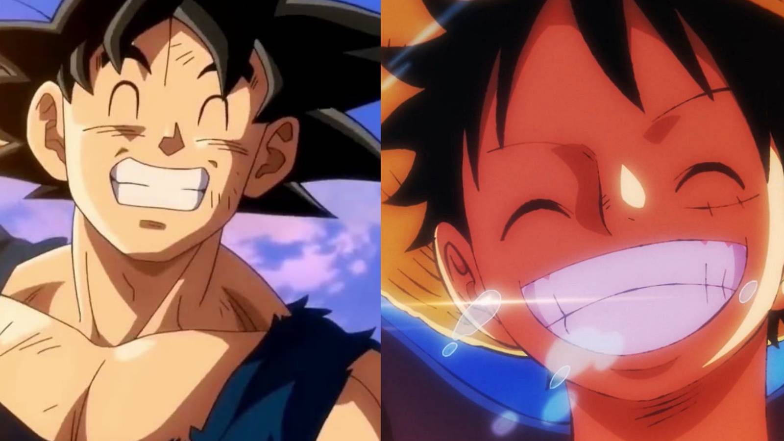 Featured Super Friendly Anime Characters Goku Luffy