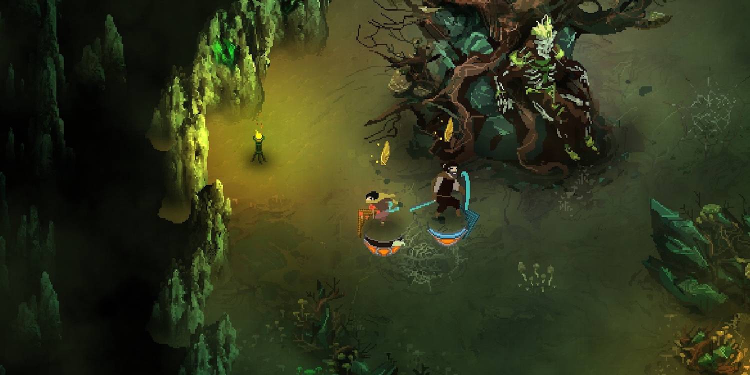 Fighting enemies in Children Of Morta