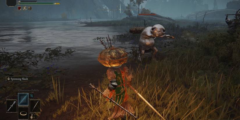 tarnished fighting enemies in elden ring