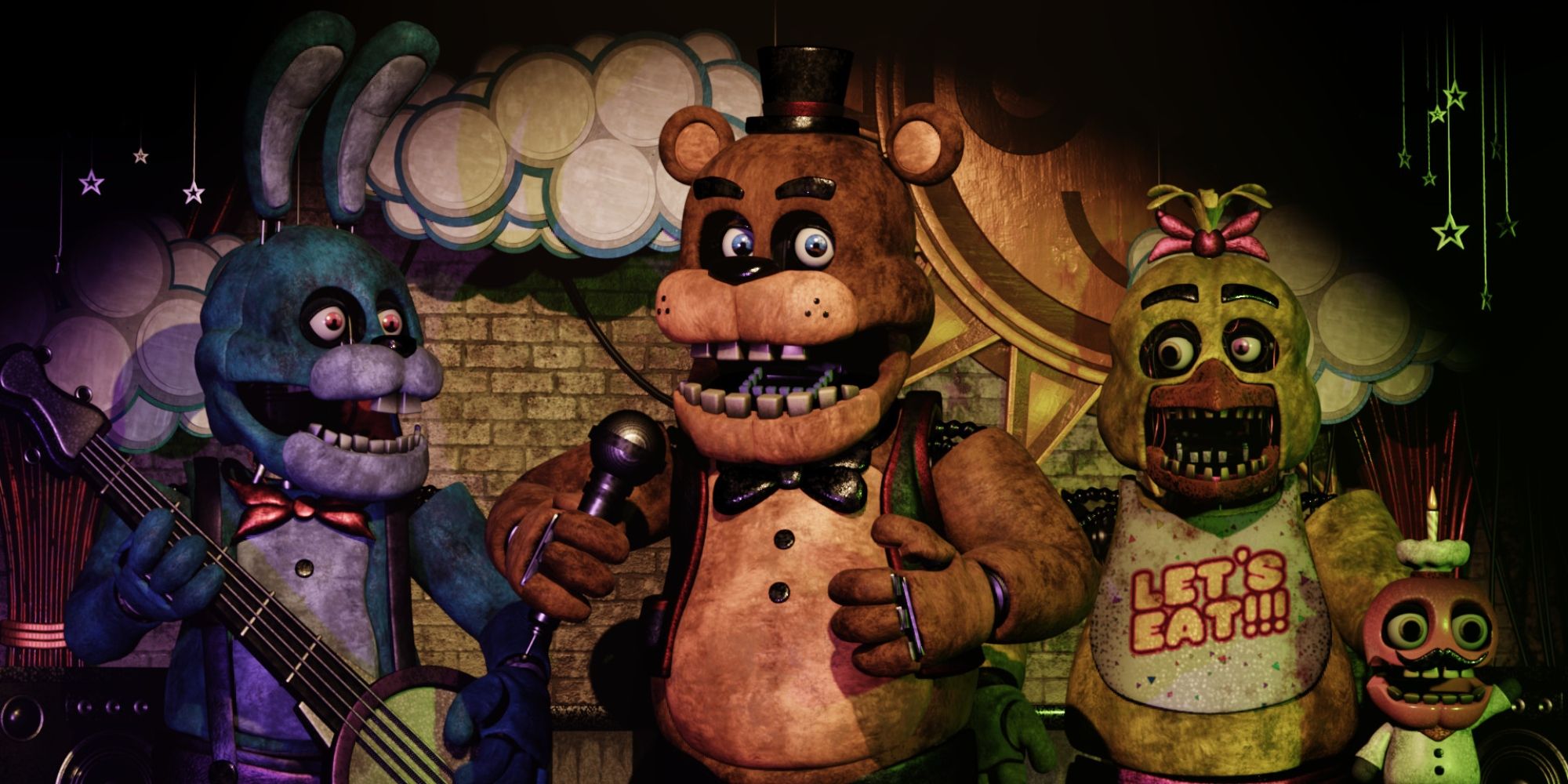 Freddy, Bonnie and Chica from Five Nights at Freddy's