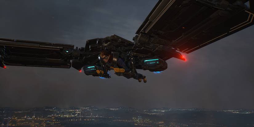 Flying around in Gotham Knights