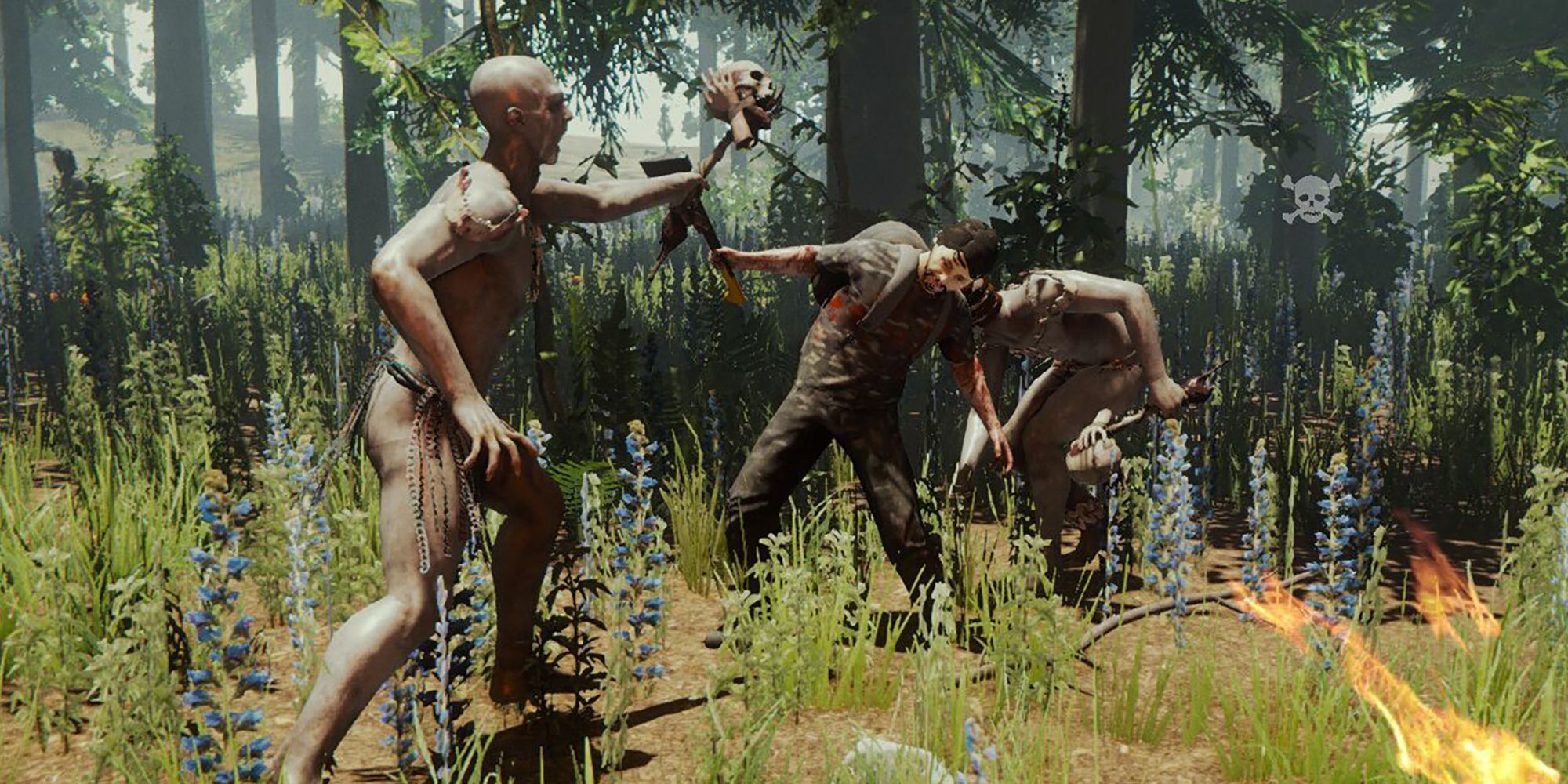 Cannibal Enemies In The Forest