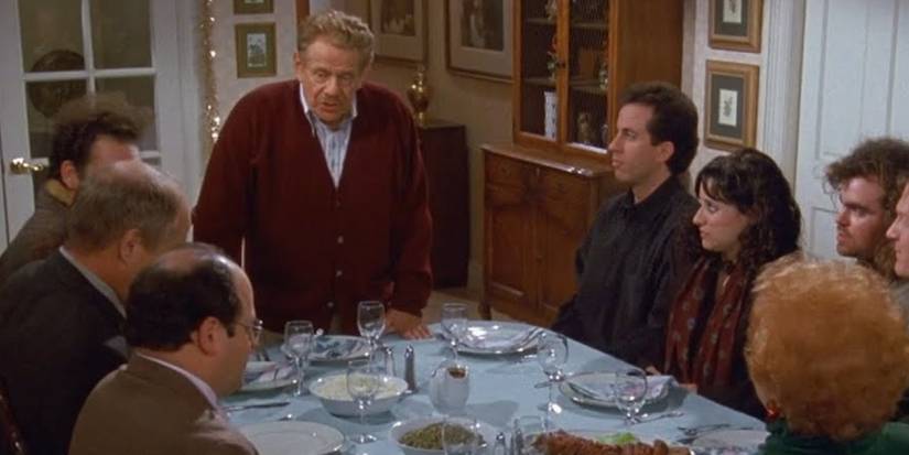 Frank celebrates Festivus in Seinfeld
