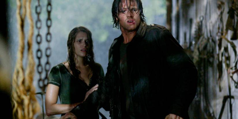 Jared Padalecki and Amanda Righetti in Friday the 13th (2009)