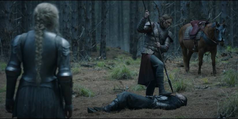 Galadriel and Halbrand catch Adar