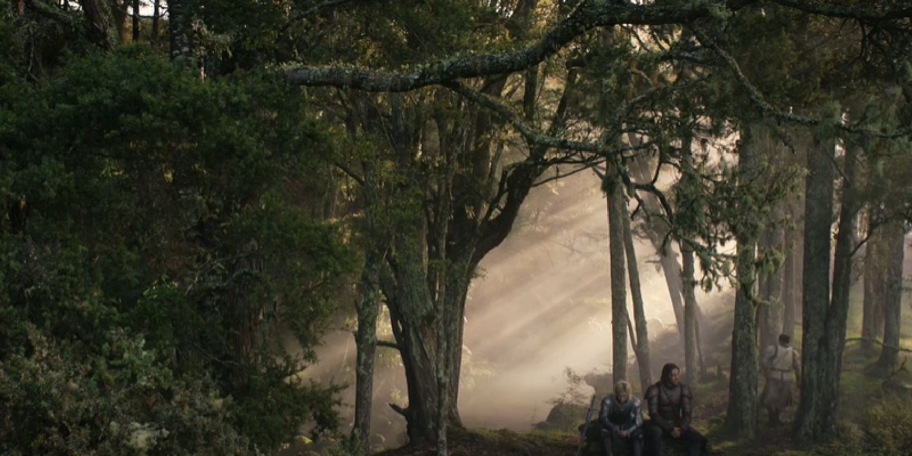 Галадриэль и Халбранд в лесу