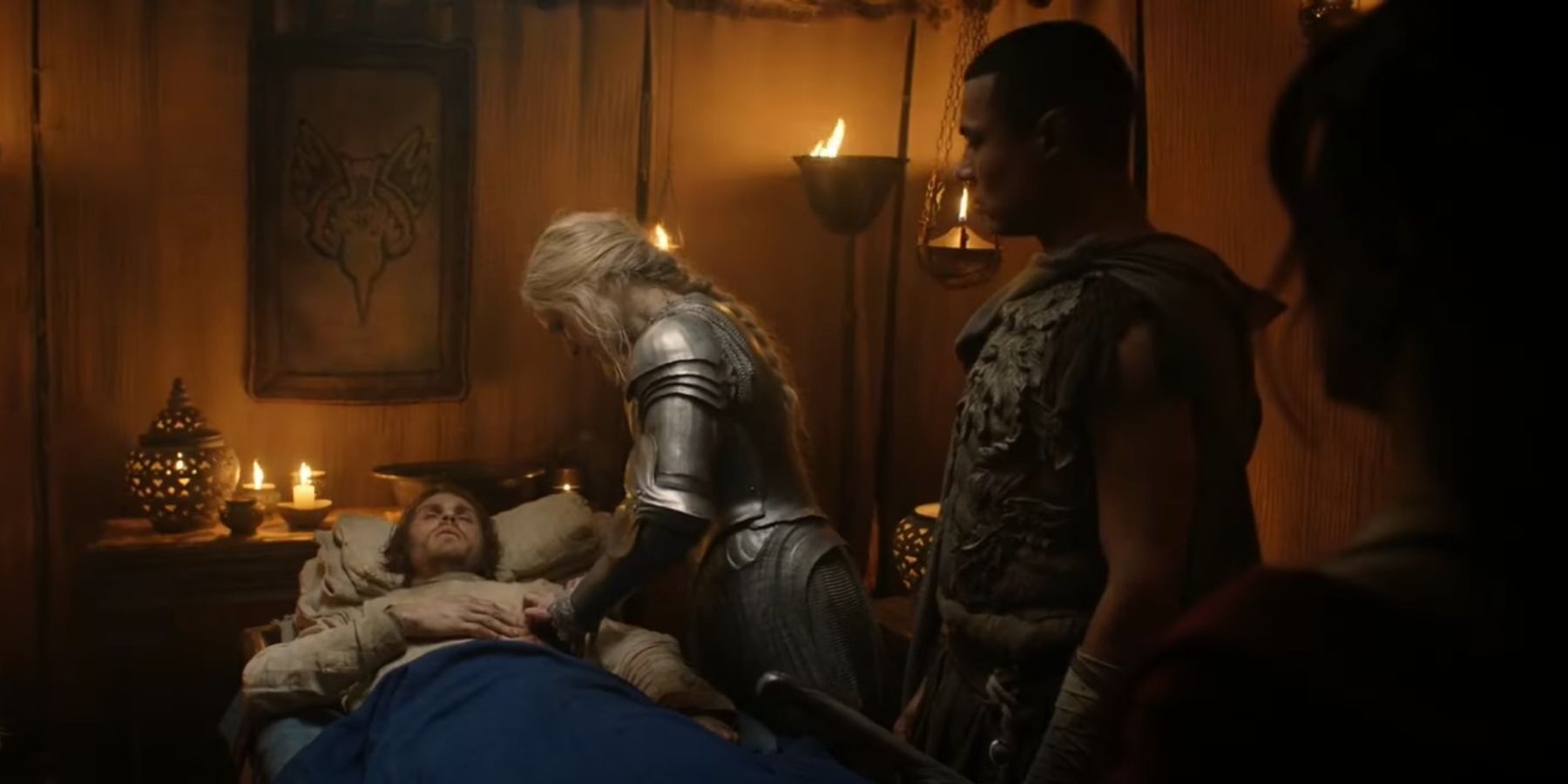 Галадриэль смотрит на рану Халбранда