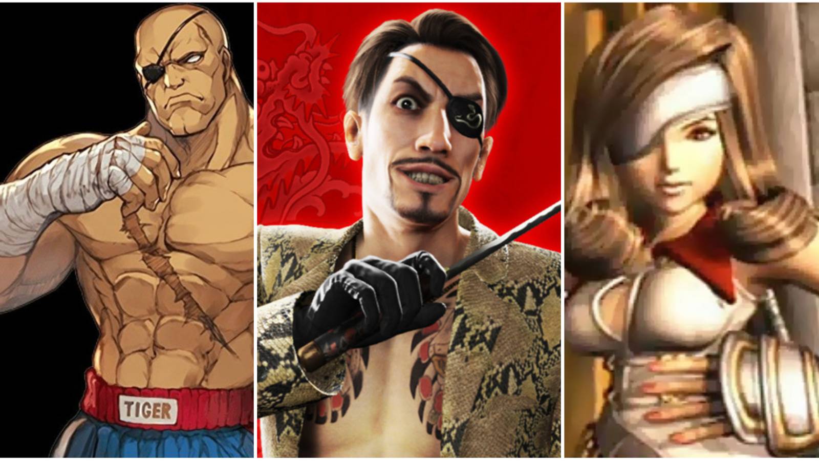 Game Characters with One Eye