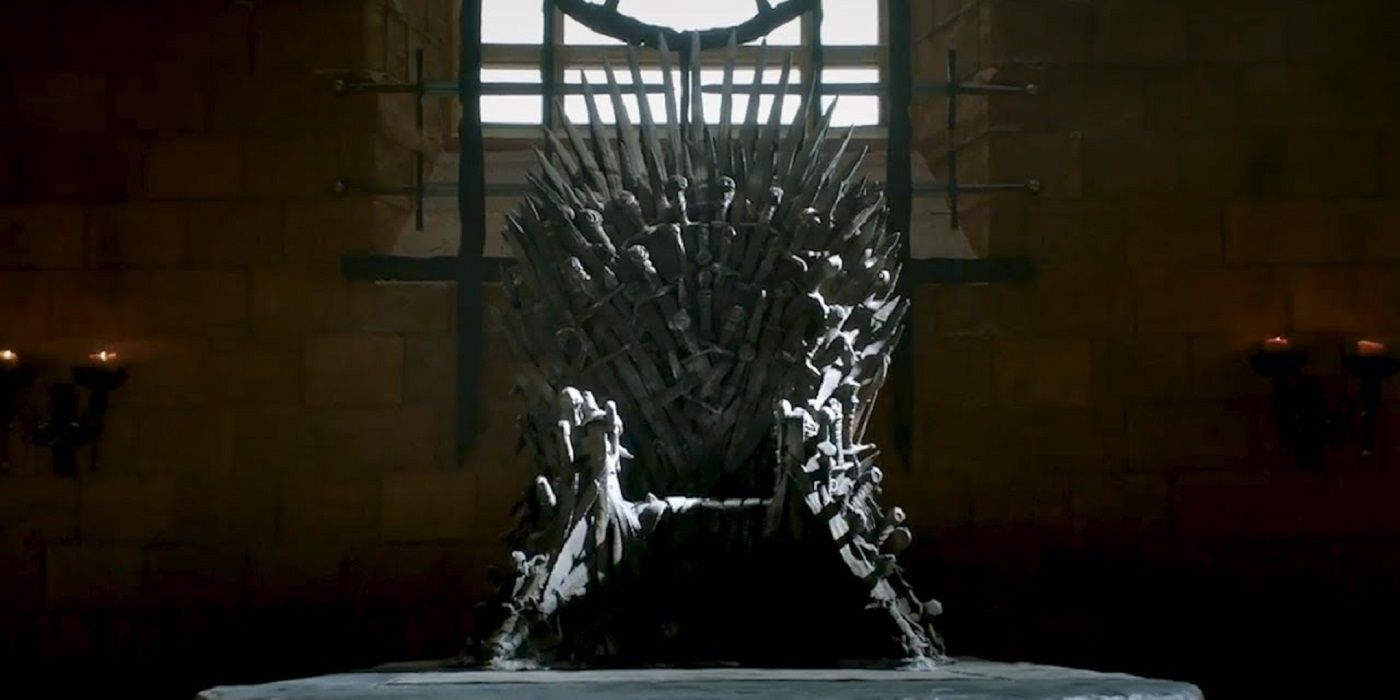 Game of Thrones' depiction of the Iron Throne.
