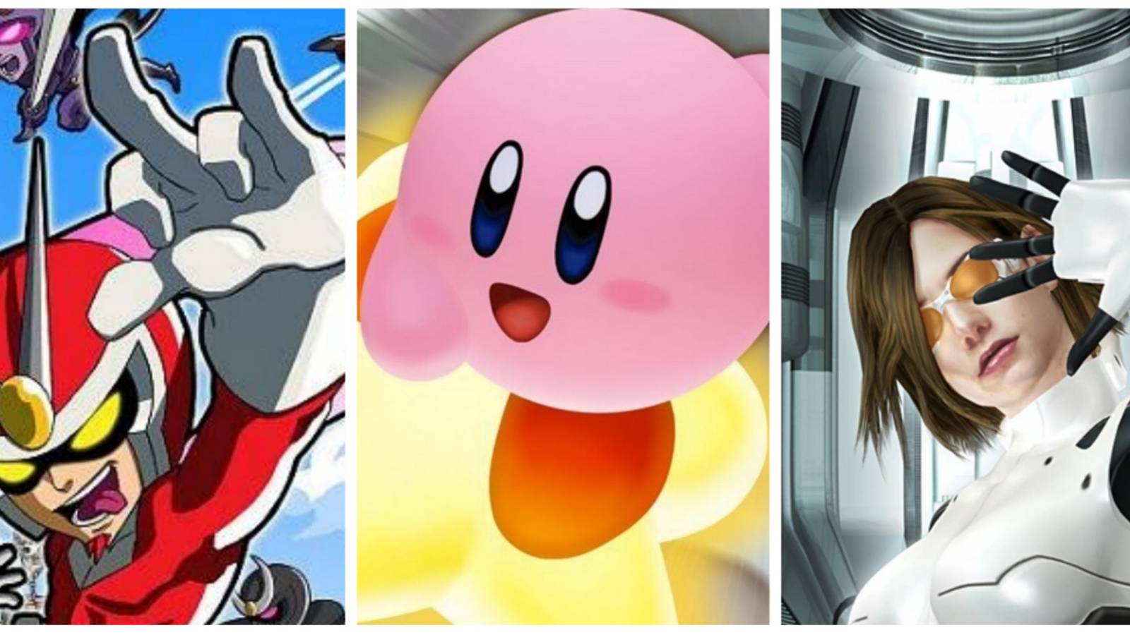 Viewtiful Joe, Kirby, and Vanessa from P.N. 03