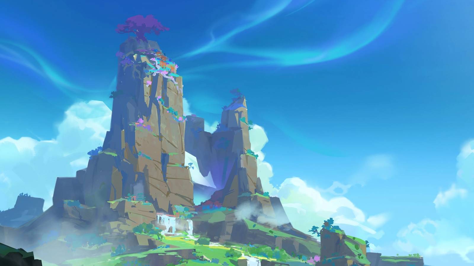 Genshin Impact Inazuma art concept