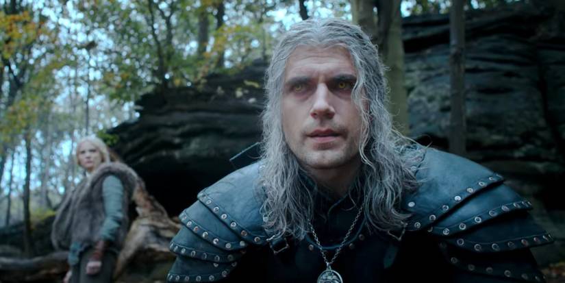 Henry Cavill as Geralt of Rivia sceptic stare The Witcher