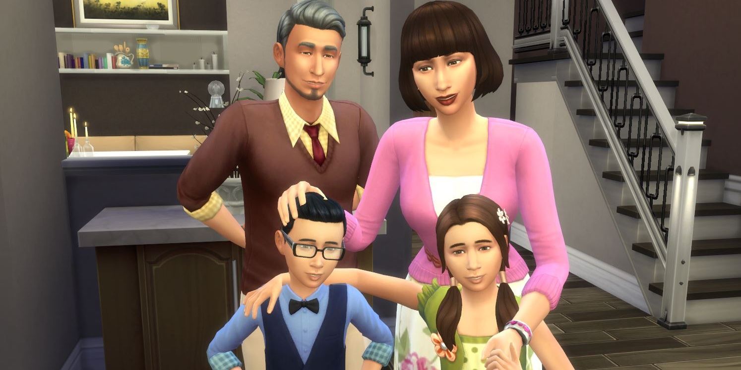 Giordano family from The Sims 4