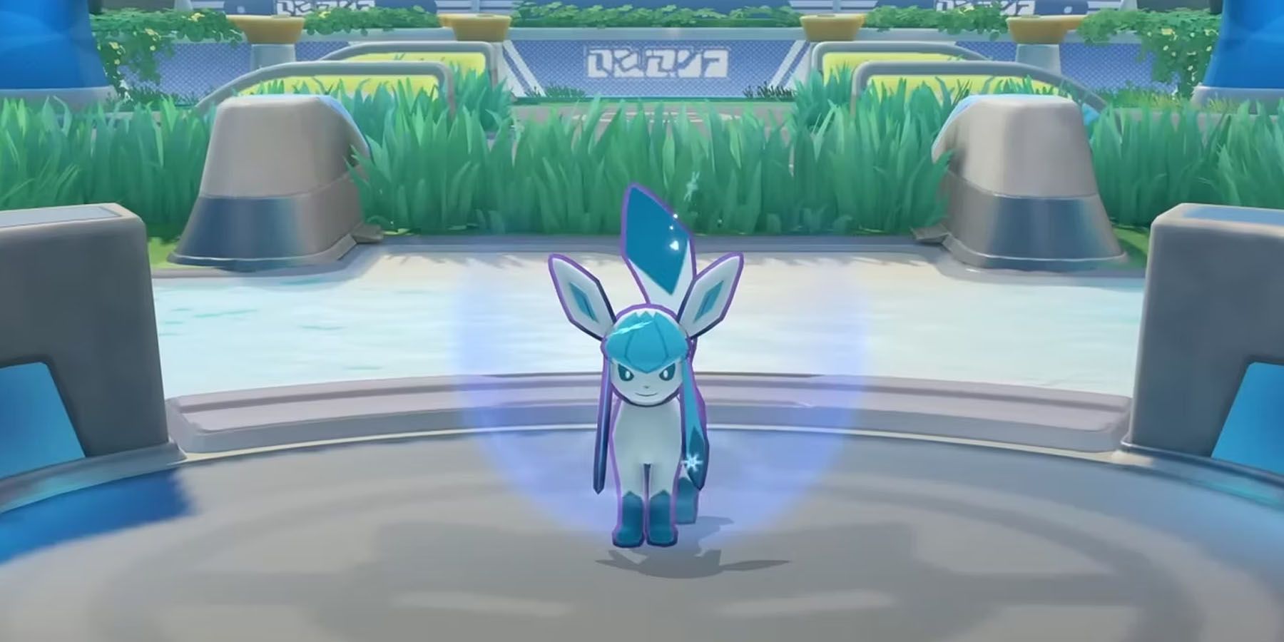 Glaceon in the Pokemon Unite match