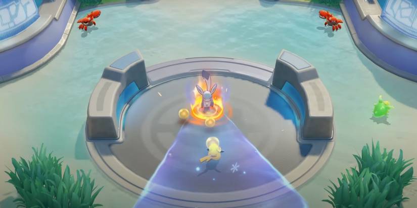 Glaceon releasing its Unite Move