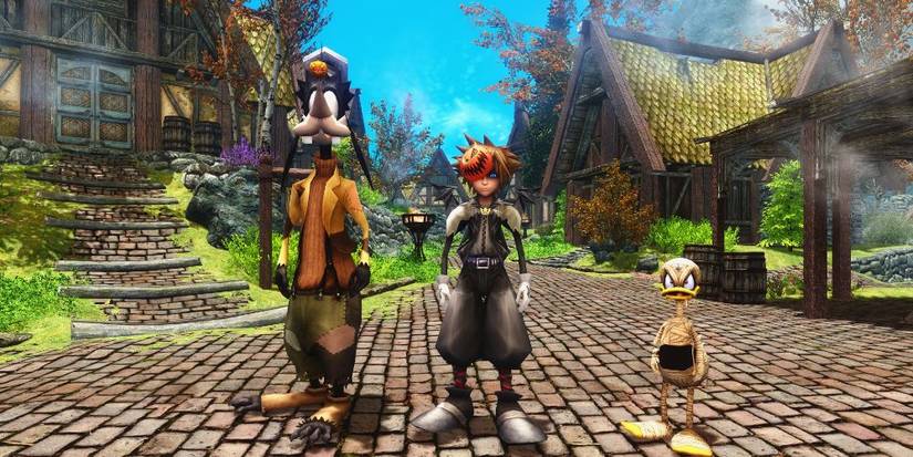 Goofy Sora Donald Halloween Town