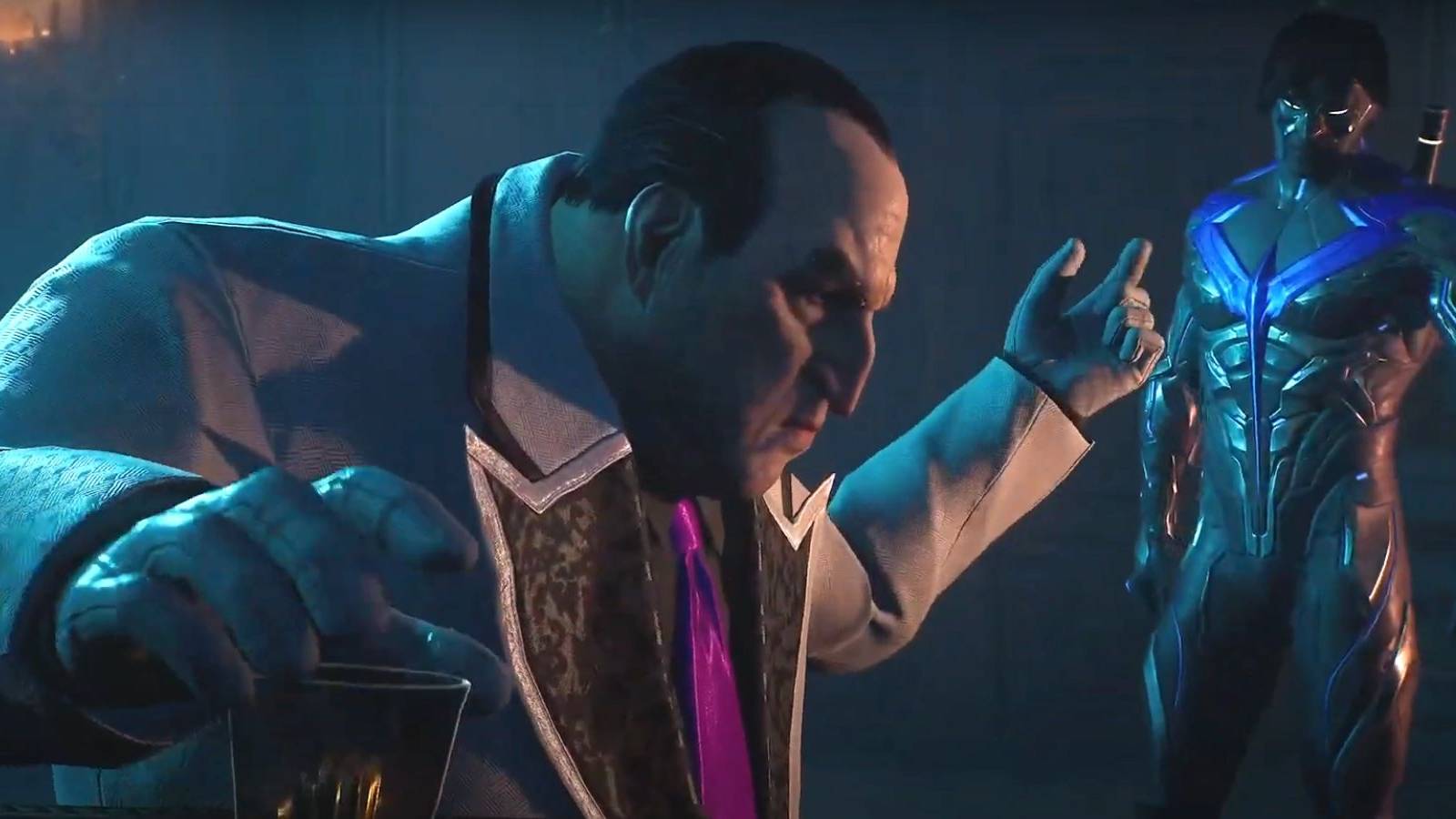 Gotham Knights Penguin and Nightwing