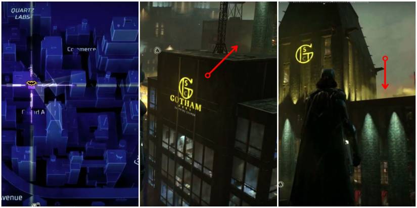 Gotham Knights Batarang Downtown Gotham Financial District 3