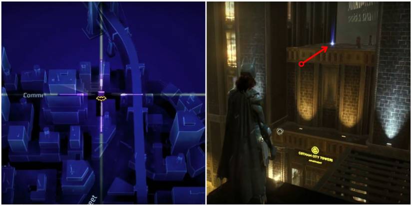 Gotham Knights Batarang Downtown Gotham Financial District 5