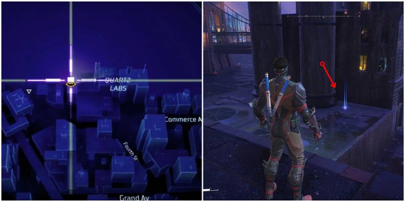 Gotham Knights Batarang Downtown Gotham Financial District 6