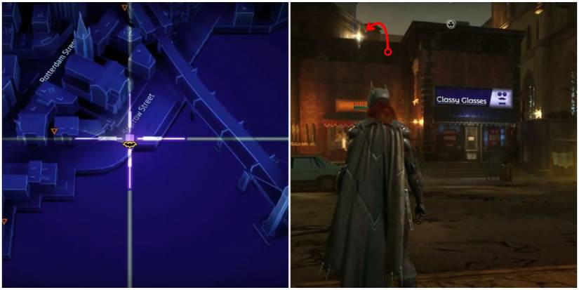 Gotham Knights Batarang Downtown Gotham West End 1