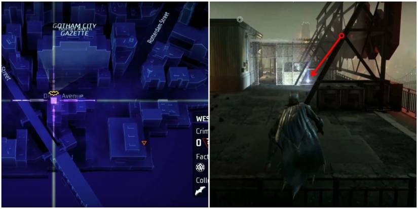 Gotham Knights Batarang Downtown Gotham West End 2