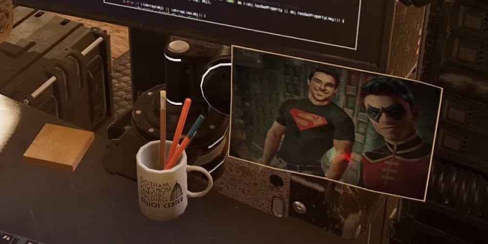robin and superboy photo in gotham knights