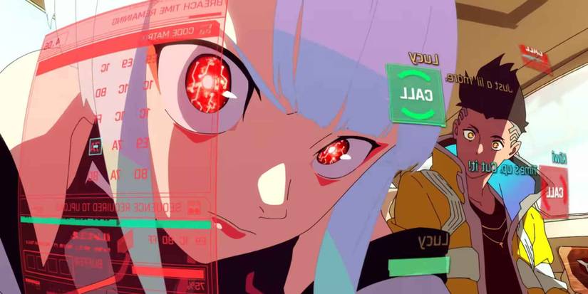 HUD in Cyberpunk: Edgerunners