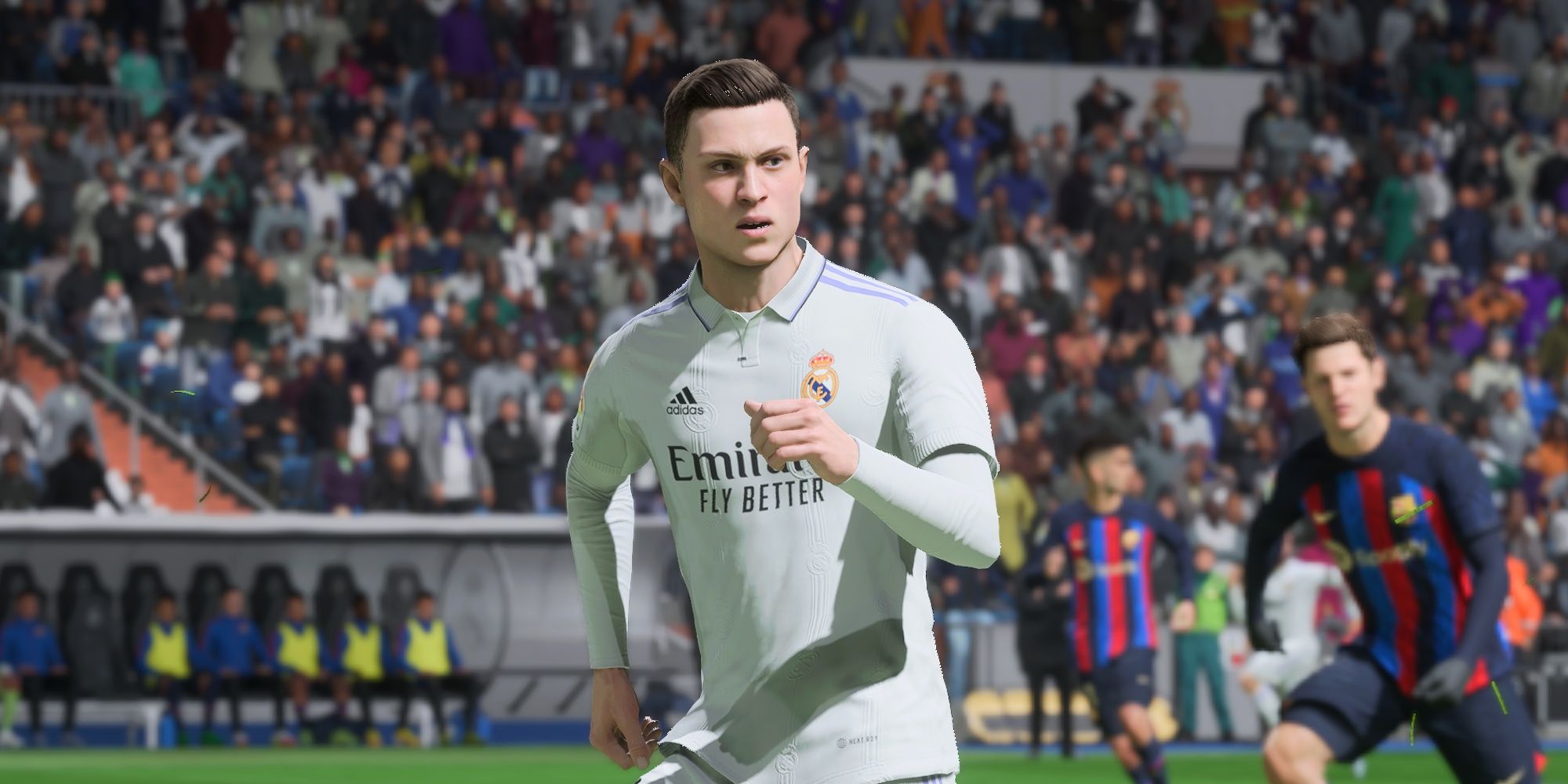 Screenshot of Luke Harris in FIFA 23 career mode